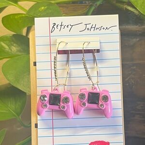 👾Betsey Johnson Pink Gaming Controller